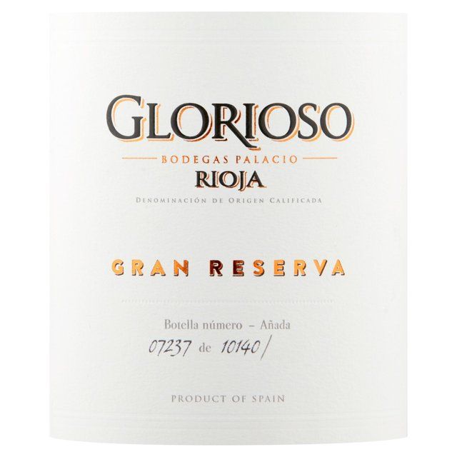 Bodegas Palacio Glorioso Gran Reserva 75cl - McGrocer