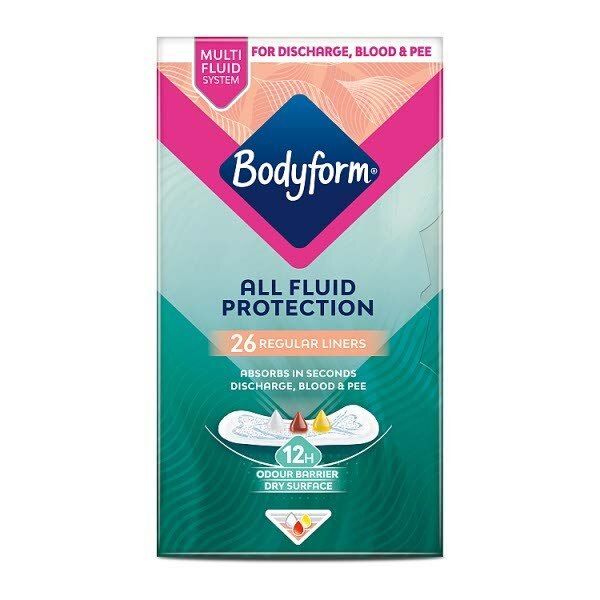 Bodyform Dailies All Fluid Normal Panty Liners 26 pack - McGrocer