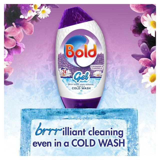 Bold 2In1 Washing Liquid Gel Lavender & Camomile 40 Washes 1320ml - McGrocer