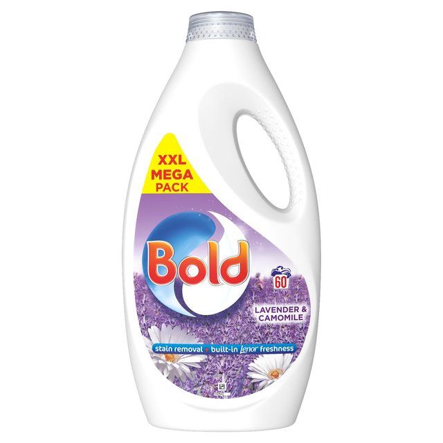 Bold 2in1 Washing Liquid Lavender & Camomile 60 Washes 1.995L - McGrocer