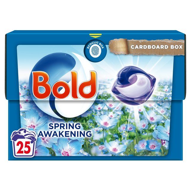 Bold 3in1 Pods Washing Capsules Spring Awakening 25 Washes 25 per pack - McGrocer