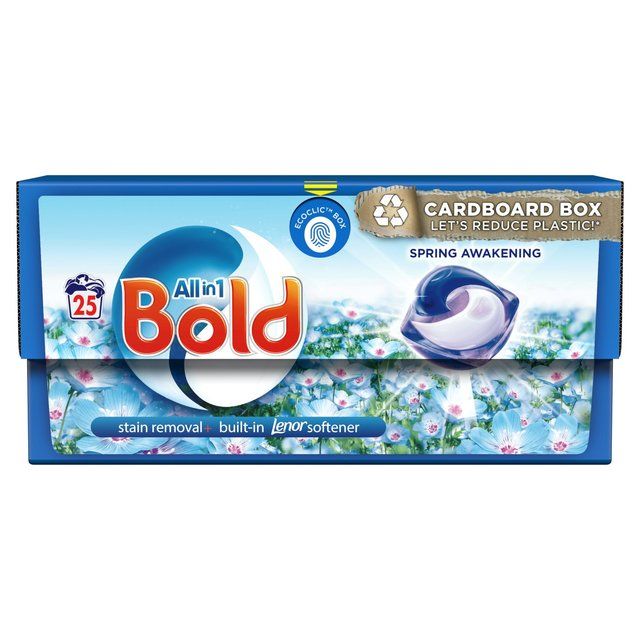 Bold 3in1 Pods Washing Capsules Spring Awakening 25 Washes 25 per pack - McGrocer