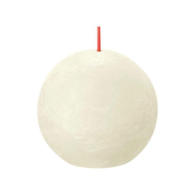 Bolsius Rustic Ball Candle - Soft Pearl - McGrocer