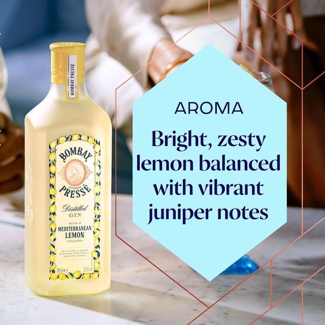 Bombay Citron Presse Mediterranean Lemon Distilled Gin 70cl - McGrocer