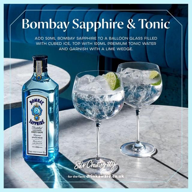 Bombay Sapphire London Dry Gin 70cl - McGrocer