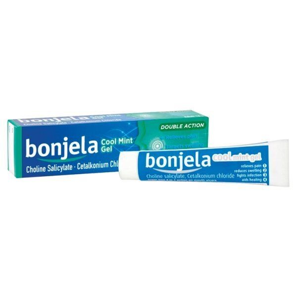 Bonjela Adult Mouth Ulcer Pain Relief Cool Mint Gel 15g - McGrocer