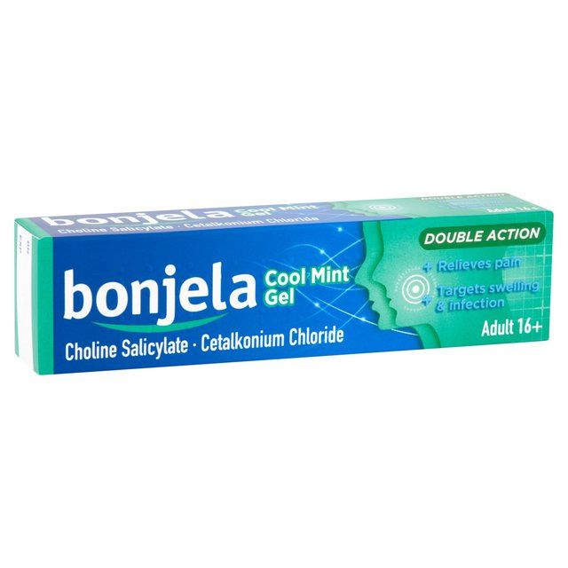 Bonjela Adult Mouth Ulcer Pain Relief Cool Mint Gel 15g - McGrocer