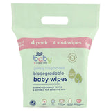 Boots Baby Fragranced Biodegradable soft baby wipes, 64x4 pack = 256 wipes - McGrocer