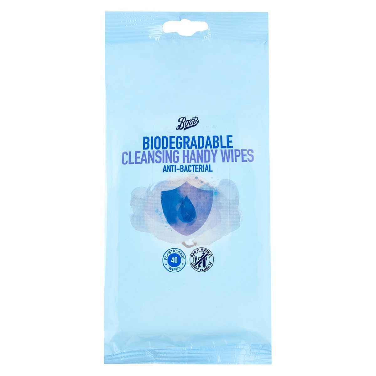 Boots Biodegradable Antibacterial Handy Wipes 40 Pack - McGrocer