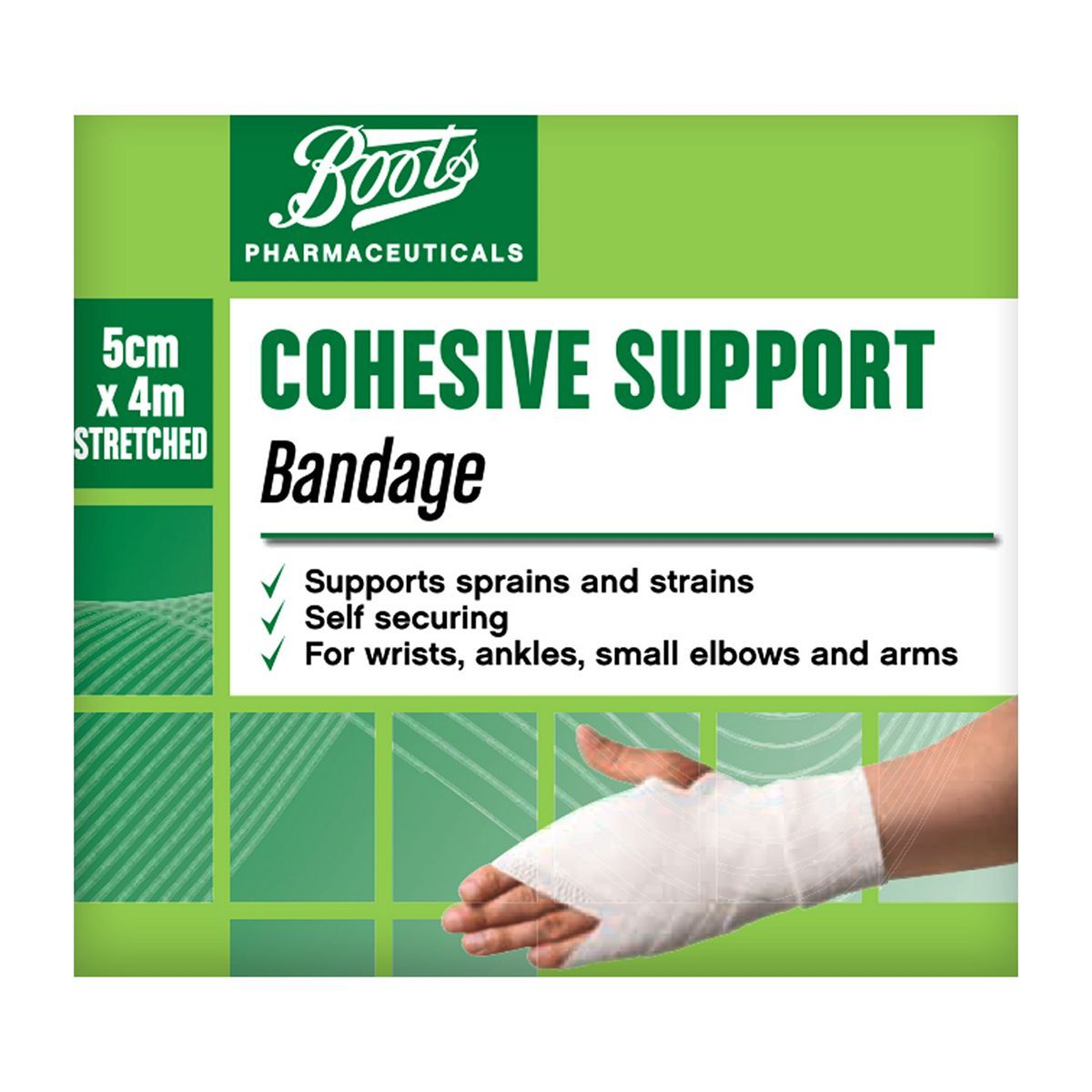 Boots Cohesive Support Bandage Medium - McGrocer