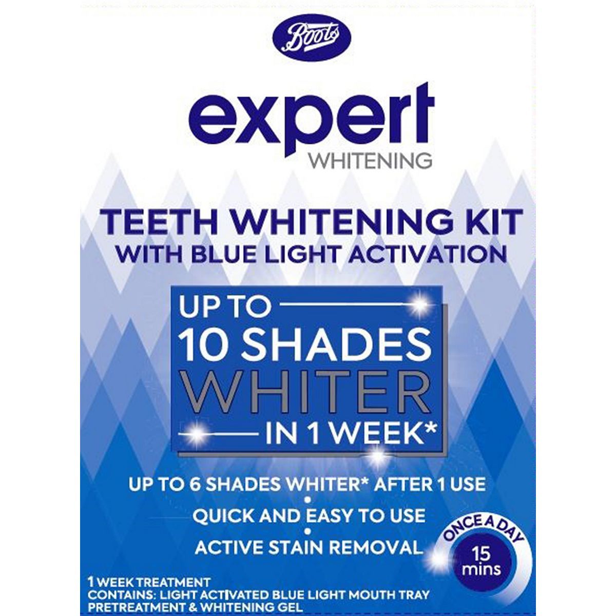 Boots Expert Teeth Whitening Kit with Blue Light Activation - McGrocer