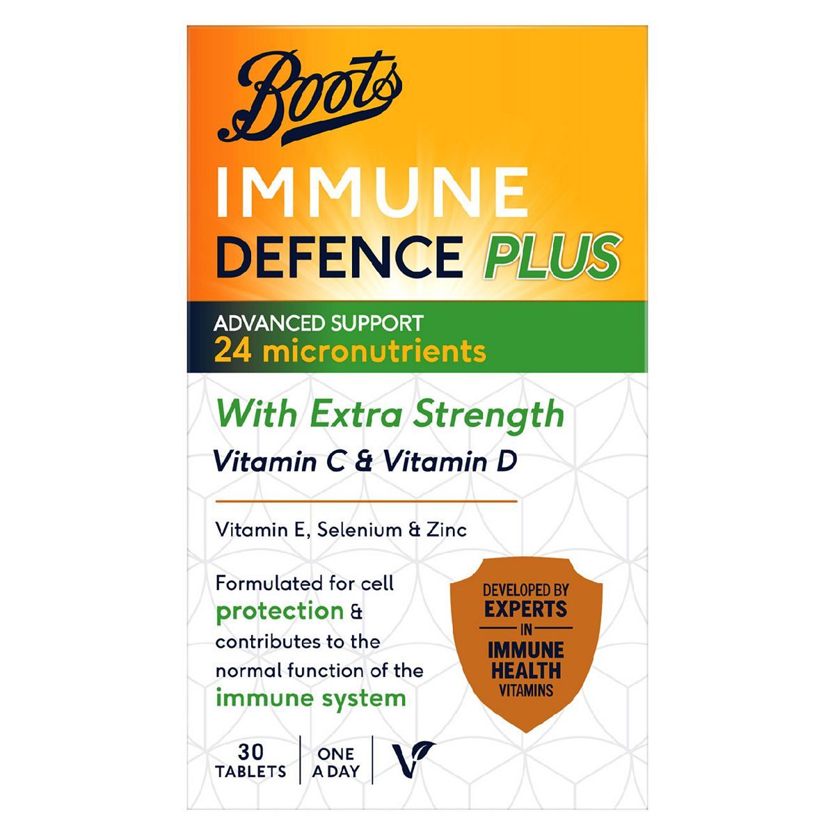 Boots Immune Defence Plus Advanced Support 24 Micronutrients, 30 Tablets - McGrocer