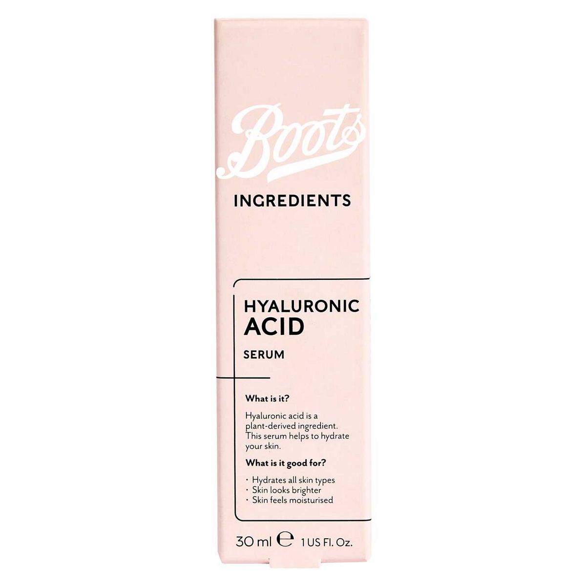 Boots Ingredients Hyaluronic Acid Serum 30ml - McGrocer