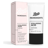 Boots Ingredients Hyaluronic Acid Sleep Mask 30ml - McGrocer