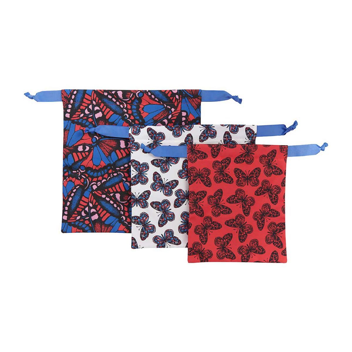 Boots Patterned Trio of Drawstring Bags - McGrocer