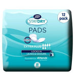 Boots Staydry Extra Plus Pads 120 Pads (12 Pack Bundle) - McGrocer