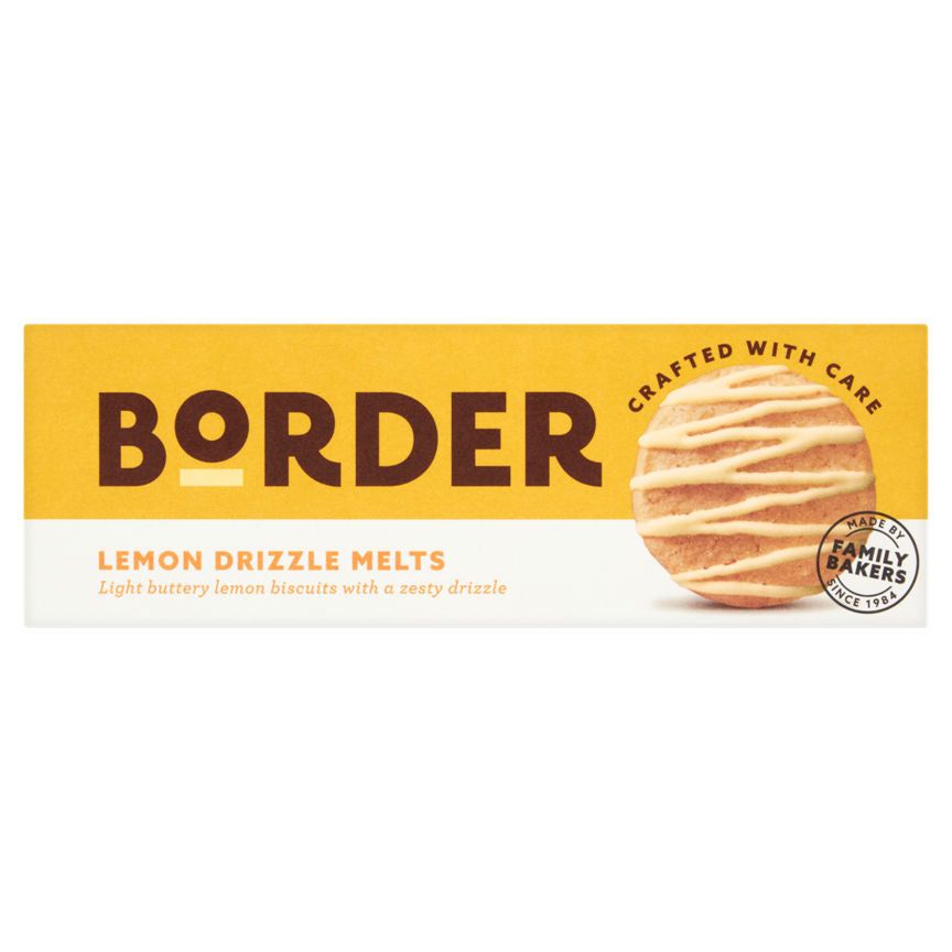Border Beautifully Crafted Biscuits Lemon Drizzle Melts - McGrocer