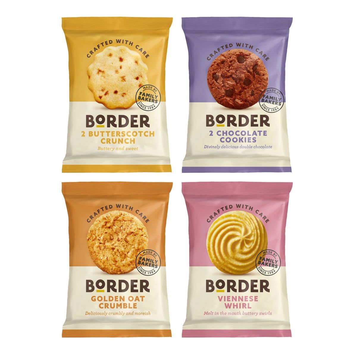 Border Luxury Mini Biscuit Assortment, Pack of 48 - McGrocer