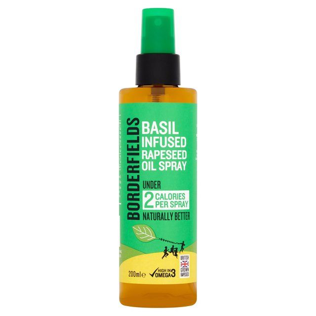 Borderfields Basil Infused Rapeseed Oil Spray 200ml - McGrocer