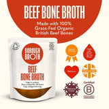 Borough Broth Co.Organic Beef Bone Broth Large Pack 1kg - McGrocer