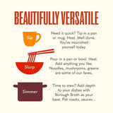 Borough Broth Co.Organic Beef Bone Broth Large Pack 1kg - McGrocer