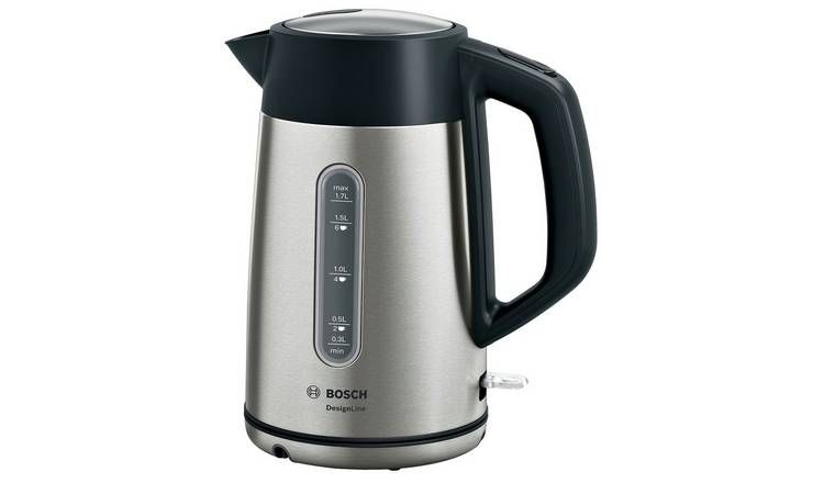 Bosch TWK4P440GB DesignLine Kettle - Stainless Steel - McGrocer