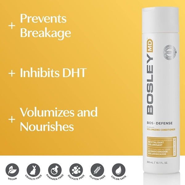 BosleyMD Volumising Conditioner Defence Colour Safe 300ml - McGrocer