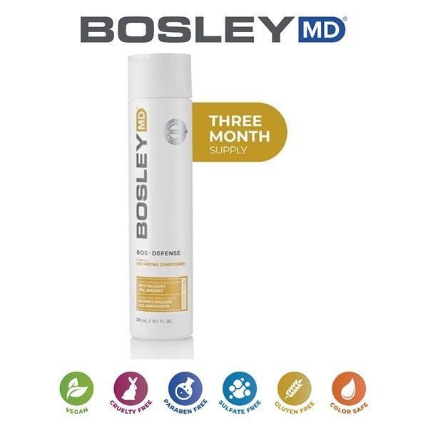 BosleyMD Volumising Conditioner Defence Colour Safe 300ml - McGrocer