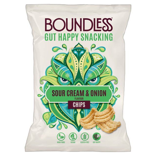 Boundless Sour Cream & Onion Chips Sharing Bag 80g - McGrocer