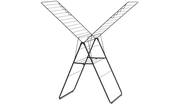 Brabantia 25m Hang On Clothes Airer - Black