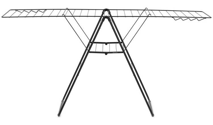 Brabantia 25m Hang On Clothes Airer - Black