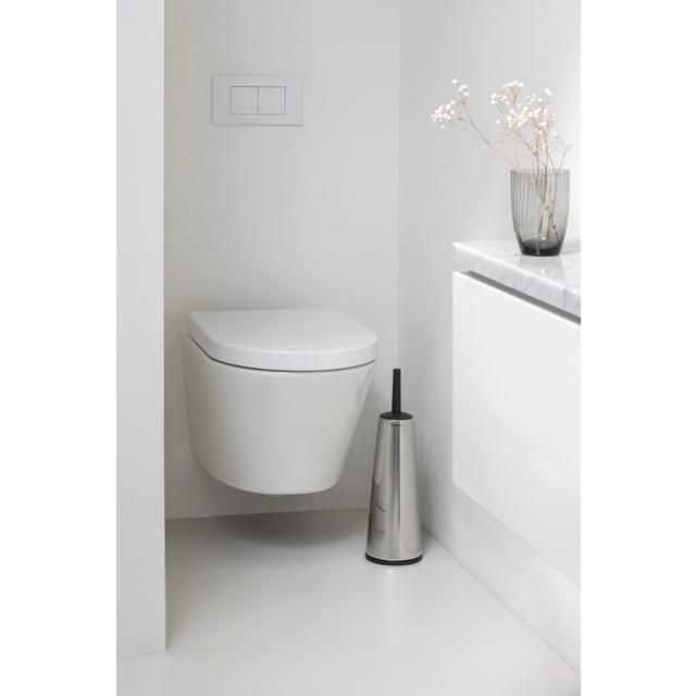 Brabantia Toilet Brush & Holder Brilliant Steel