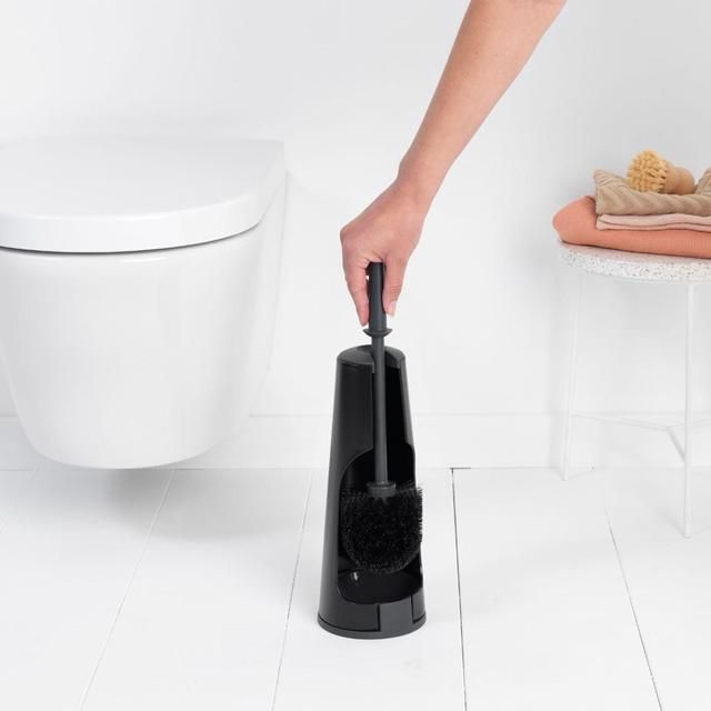 Brabantia Toilet Brush & Holder Matte Black