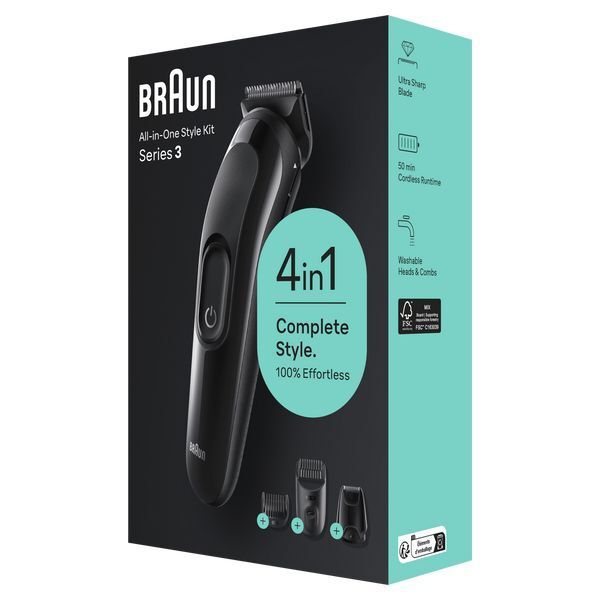Braun All in One Style Kit Series3 SK3400 3in1 Beard & Hair