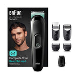 Braun Series 3 6in1 Beard & Hair Trimmer - MGK3411 - Green
