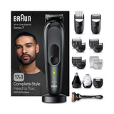 Braun Series 7, 17in1 Head to Toe, Hair & Body Trimmer - Grey