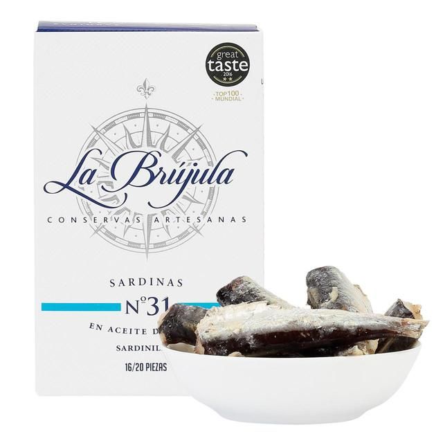 Brindisa La Brújula Galician Small Sardines Sardinillas 118g