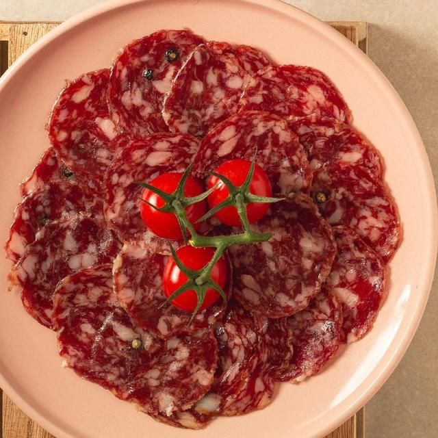 Brindisa Nitrate Free Spanish Salami Iberico Bellota Salchichon Slices 100g