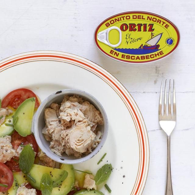 Brindisa Ortiz Albacore Tuna Fillets In Escabeche Dressing Bonito del Norte 112g