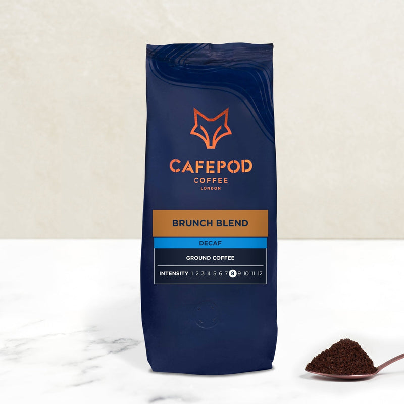 Decaf Brunch Blend Ground Coffee 200g - British product