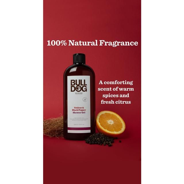 Bulldog Skincare - Black Pepper & Vetiver Shower Gel 500ml