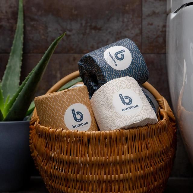 Bumboo Luxury Bamboo Toilet Tissue - Extra Long Rolls 24 per pack