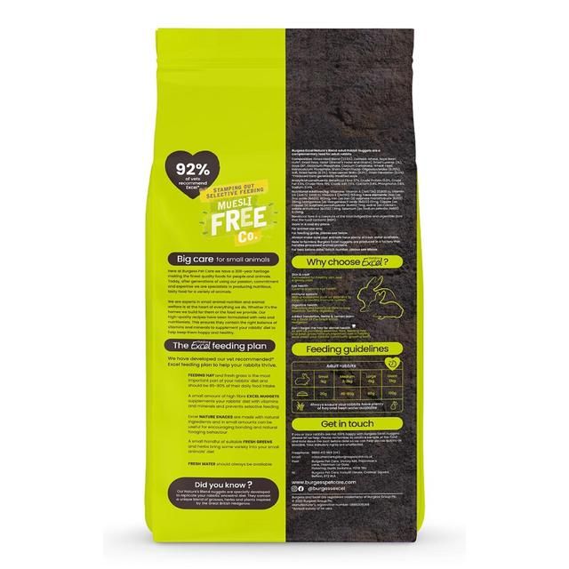 Burgess Excel Natures Blend Nuggets 1.5kg