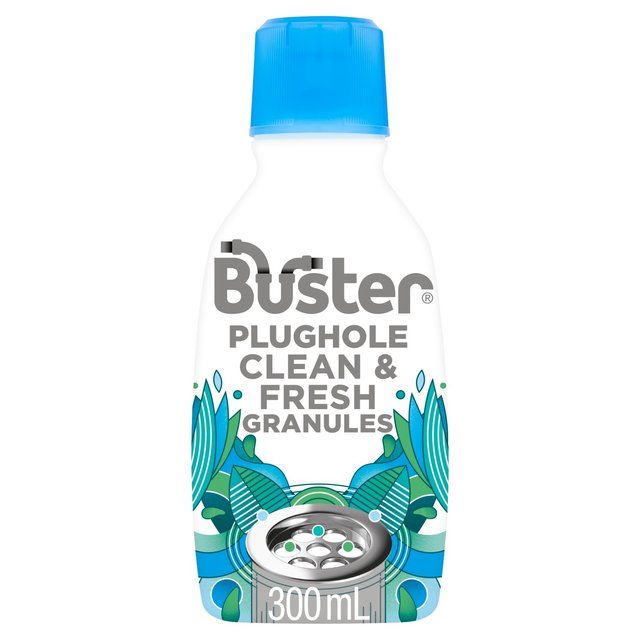 Buster Plughole Sanitiser Foaming Granules 300g