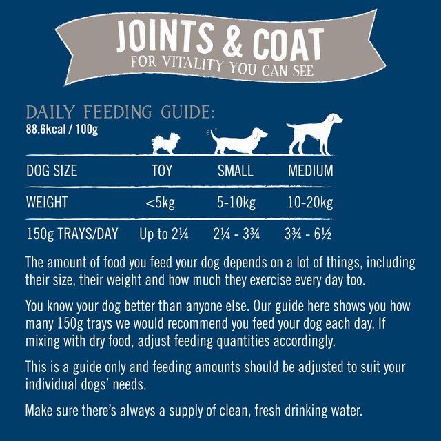 Butcher's Joints & Coat Wet Dog Food Trays 12 x 150g