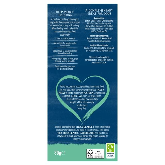 Butcher's Lean & Tasty Dog Treats 80g