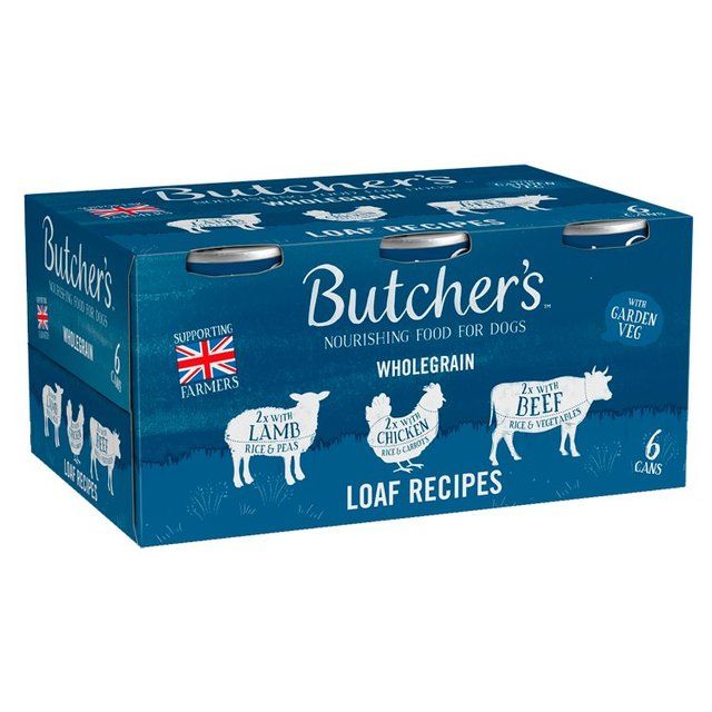 Butcher's Loaf Recipes Dog Food Tins 6 x 390g