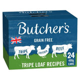 Butcher's Tripe Loaf Recipes Dog Food Tins 24 x 400g