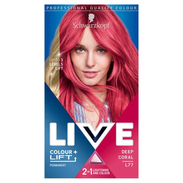 LIVE Permanent Pink Hair Dye 120ml, UK version