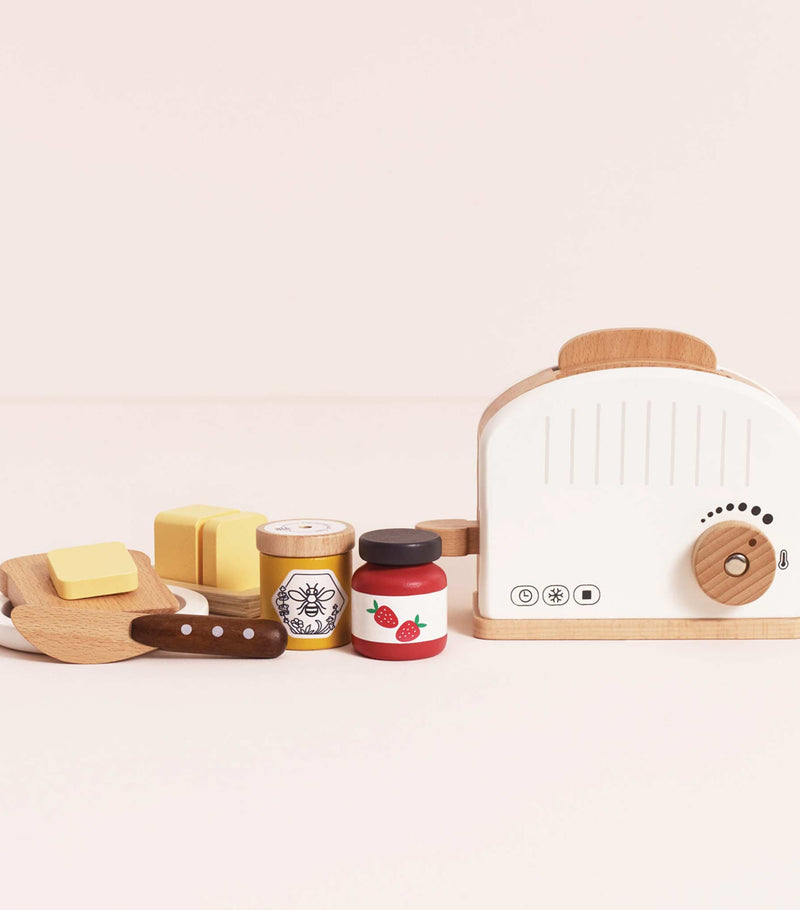Le Toy Van Wooden Breakfast Toaster Playset